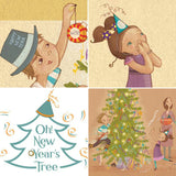 New years tree, O new years tree, Oh new years tree, Oh new year's tree, new year's tree, the new years tree, decorating kit for christmas tree into a new year tree, mack and mae holiday, make wishes, store wishes, inside ornament, collectible ornament, wish toss smile